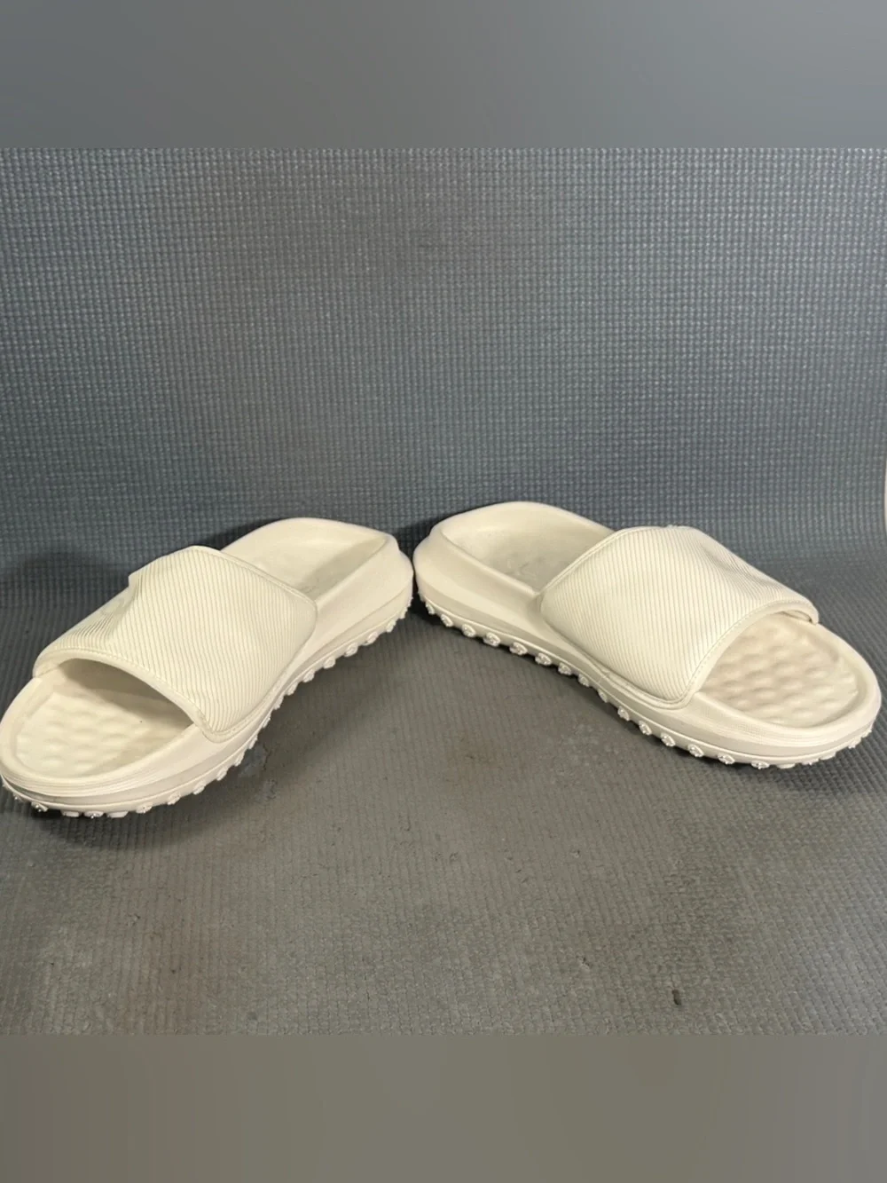 Under Armour Men’s UA FT Sway Slide 'Ivory Fog' Sandals Size 12